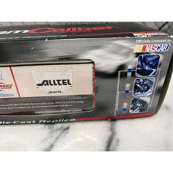 RYAN NEWMAN AUTOGRAPHED 2006 DODGE CHARGER ALLTEL DIECAST - Picture 3 of 10